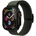 VONM&Auml;HLEN Woven Loop Apple Watch 44/45/46/49mm, Olive Black