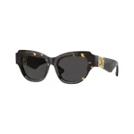 Burberry BE4423-410687 moteri&scaron;ki &bdquo;Cat Eye&ldquo; akiniai nuo saulės, tamsaus Havana rėmelis, rudi gradientiniai lę&scaron;iai, 52 mm