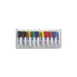 GIOTTO Extra Fine gua&scaron;o dažų rinkinys, 10 x 10 ml aliuminio tūbelės, įvairios spalvos F30190000