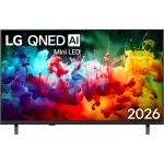 LG 43QNED7EB3C 43 colių QNED 4K UHD i&scaron;manusis televizorius su webOS 24 ir AI procesoriumi
