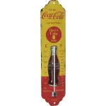 TFA Dostmann NOSTALGIC ART Coca Cola termometras, geltonas, raudonas