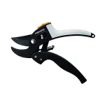 Fiskars 1000575 Anvil sodo žirklės, rankinės, juodai oranžinės
