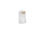 LANBERG RJ-45 ki&scaron;tukas PLU-5000, U/UTP (UTP), permatomas baltas, 100 vnt. pakuotėje