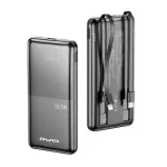 Powerbank 10000mAh P76K 22,5W 4 Wyj cia &sup3;adowania dwa kable