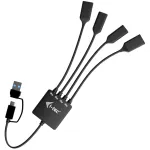 i-tec USB-C/USB-A kabelinis HUB 4 prievadai (2x USB-C, 2x USB-A)