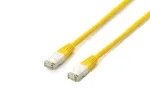 Equip Cat.6A Platinum S/FTP Patch laidas, 1,0 m, geltonas