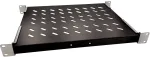 Fiksuota lentyna rack spintai LOGON RAS100BL, juoda, 50 kg, 465x345x25 mm