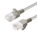 Microconnect V-UTP6A0025-SLIM tinklo kabelis pilkas 0,25 m Cat6a U/UTP