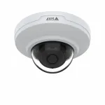 Axis M3088-V 02375-001 IP saugos kamera, mini kupolas, 8 MP, patalpoms, IK08 atspari vandalizmui, balta