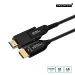 Aktyvus optinis HDMI 2.0 kabelis Microconnect HDM191910V2.0DOP, 10 m, HDMI A&ndash;Micro HDMI D