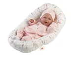 Lėlė kūdikis Llorens Mimi Baby 42 cm &ndash; realisti&scaron;kas veidas, juokiasi, mink&scaron;tas kūnas
