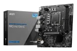 Pagrindinė plok&scaron;tė MSI PRO H610M-E &mdash; Intel H610, LGA 1700, micro ATX, DDR5, 2x DIMM, maks. 96 GB, 2.5Gb LAN, HDMI, 4x SATA III