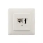 RJ-45 ki&scaron;tukinis lizdas Rutenbeck 13311201 Baltas