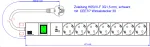 Maitinimo juosta Bachmann 800.3934 19Z 1HE su 7x CEE 7/3 lizdais