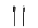 Hama 00200602 USB 2.0 laidas 1,5 m USB A &ndash; USB B juodas