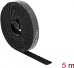 Lipnusis / Velcro laikiklis DeLOCK juosta rulone L 5 m x P 15 mm juoda