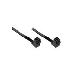 InLine Mini SAS HD kabelis SFF-8643 į SFF-8643, 0,5 m, juodas