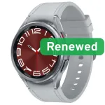 Samsung Renewed Galaxy Watch 6 Classic BT 43mm i&scaron;manusis laikrodis, sidabrinis, A klasė