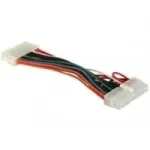 DeLOCK 65603 ATX maitinimo &scaron;altinio adapterio kabelis, 24 kontaktų lizdas &ndash; 20 kontaktų ki&scaron;tukas, 0,15 m