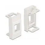 Keystone laikiklis DeLOCK Easy 45 modulis 22,5 x 45 mm baltas