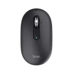 Pelė TRUST Seron Slim Multi &ndash; ambidekstrinė biuro pelė, optinė 3200 DPI, RF belaidė + Bluetooth, 7 mygtukų, juoda