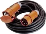 as-Schwabe CEE ilginimo laidas guminis 400V 32A 25 m (60369)