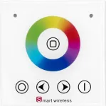 EUROLITE 50531118 RGB RF sieninis LED juostos plok&scaron;čių valdiklis su belaidžiu nuotolinio valdymo pultu
