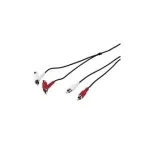 Wentronic Goobay RCA jungiamasis kabelis, 1,5 m - 2x RCA ki&scaron;tukas > 2x RCA ki&scaron;tukas / lizdas (50214)