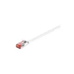 Wentronic Goobay CAT 6 Flat-Patch kabelis, U/FTP, baltas, 3 m - varinė medžiaga (94918)