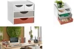 Dėžutė stalčiams CEP TERRA NOVA 4 stalčių laikymo spintelė, White Sand Terracotta apdaila