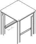 SCHROFF slydimo bėgelis 25 kg - slydimo bėgelių rinkinys 800T 10 vnt. (21127198)