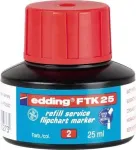 Edding FTK 25 ra&scaron;alas žymekliams papildyti, vandens pagrindu, raudonas