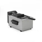 Tristar Deep Fryer FR-9338 | 2000 W | 3 L | Nerūdijantis plienas/Juoda