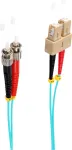 shiverpeaks BS77912/3 Skaidulinis optinis kabelis 2 m SC ST OM3 Aqua spalvos (BS77912/3)