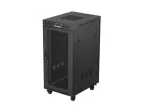 Laisvai pastatomas serverio spintos korpusas LANBERG FF01-6824-23BL 24U 600&times;800 mm IP20 Juodas