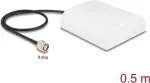 Antena DELOCK 90761 &mdash; kryptinė WiFi N antena 2,4 GHz, 8 dBi, su N vyri&scaron;ka jungtimi ir 50 cm RG-58 kabeliu, balta, lauko