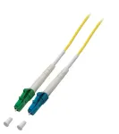 Skiemeninis optinis kabelis EFB Elektronik O1403.3, OS2 vienmodis, LC&ndash;LC jungtys, 3 m, 9 &micro;m &scaron;erdis, geltonas