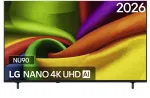 LG 65NU900B6LA.AEU 65 colių 4K UHD NanoCell i&scaron;manusis televizorius su webOS, juodas