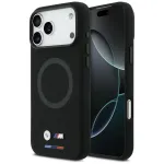 BMW M Silicon Logo MagSafe Case, skirta iPhone 17 Pro Max, juoda