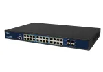 ALLNET ALL-SG8626PMJ Layer 2+ pilnai valdomas Gigabit tinklo jungiklis su 24 PoE+ prievadais ir 370W galia