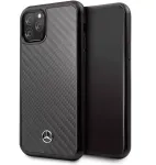 Mercedes-Benz Apple iPhone 11 Pro Max Hard Case Leather Carbon Fiber Black