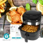 Nedis SmartLife KAAF180BKW kar&scaron;to oro gruzdintuvė 7,2 l, juoda