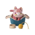 Lilliputiens Jeanne the Cat Plush Toy Set su krep&scaron;eliu ir aksesuarais, 12m+