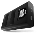 Newell Dual-Channel USB-C Charger DL-USB-C, skirtas Canon LP-E10 akumuliatoriams