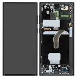 Samsung Galaxy S22 Ultra 5G LCD jutiklinio ekrano blokas, juodas