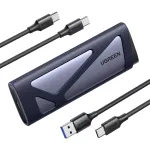 UGREEN USB 3.2 Gen 2 M.2 NVMe & SATA SSD korpusas (be įrankių) i&scaron;orinis kietojo disko dėklas