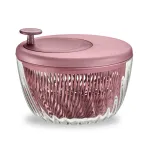 Guzzini Spin&Store Salad Spinner, Mauve Red, 4.5L