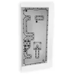 Distroplate Phanteks NV9 Stealkey D-RGB balta