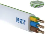 NKT instal PLUS YDYp 3x2,5 mm&sup2; maitinimo kabelis 100 m baltas