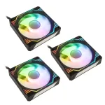120 mm ventiliatorių rinkinys Kolink Umbra X ARGB PWM &mdash; 3 vnt., modelis UMBRA X 120MM 3PK